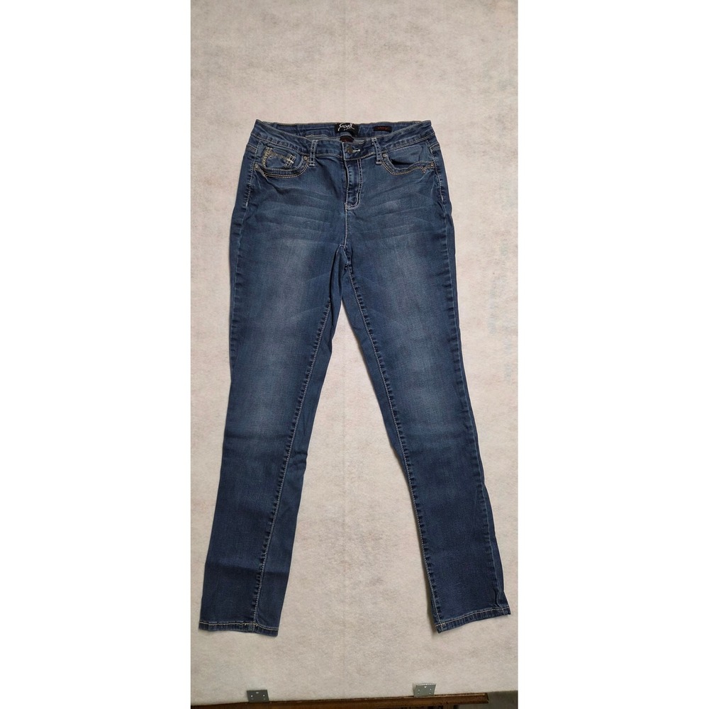 Earl Jean Skinny Jeans Size 10 Dark Wash Blue Denim Pants